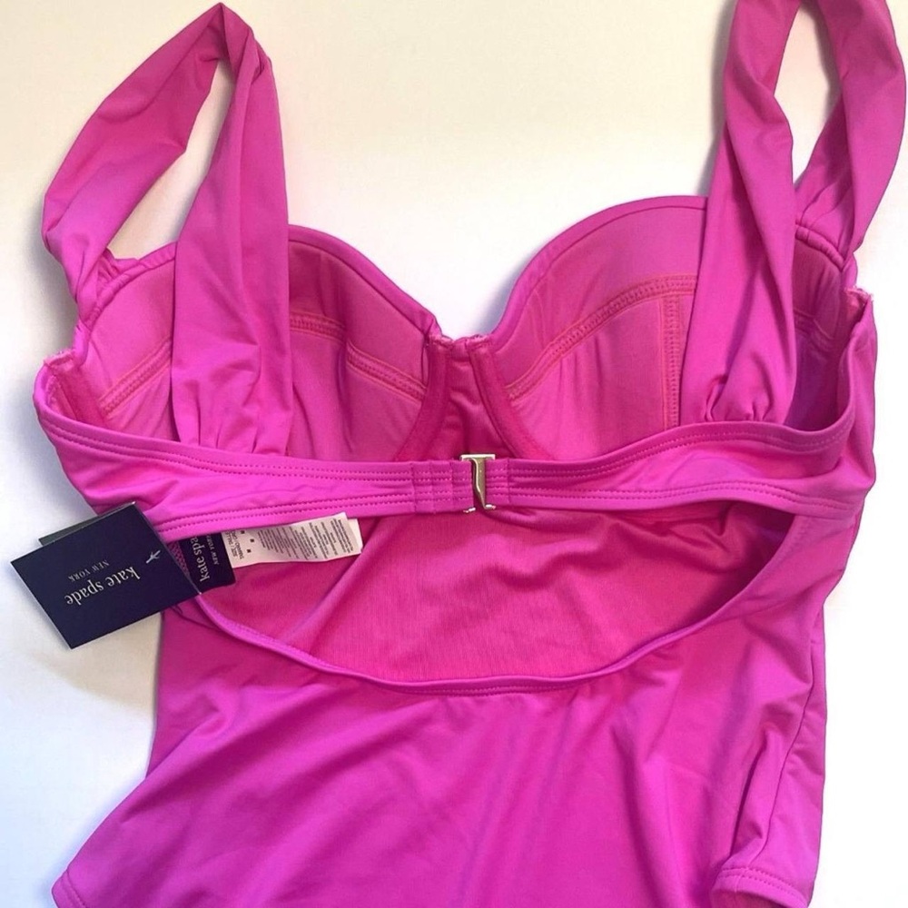 Kate Spade One Piece Swimsuit For Women Pink Underwire Cups Size M NWT - Picture 5 of 6